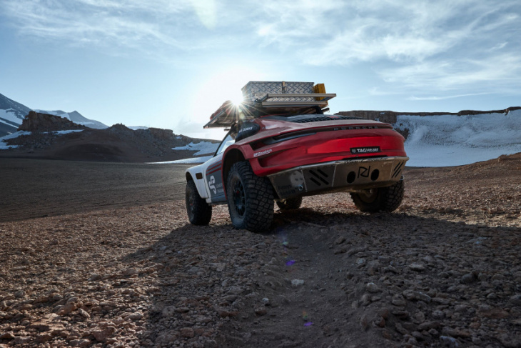 porsche built a safari 911 concept to climb volcanoes