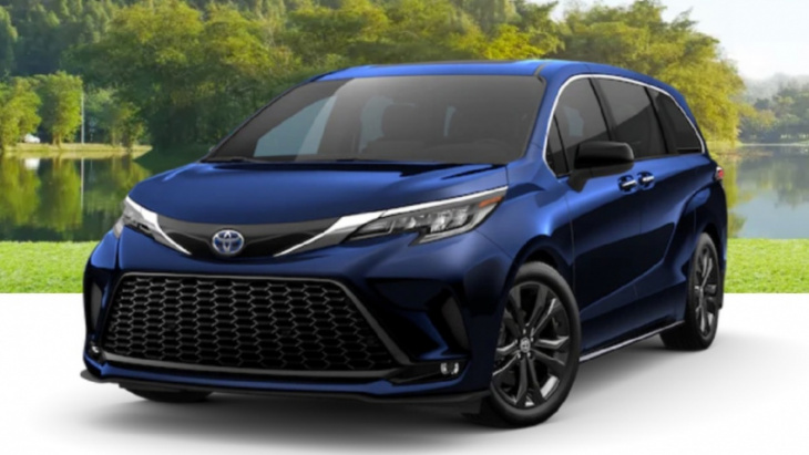 2023 toyota sienna: variety of beautiful color options