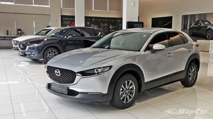 booked a mazda cx-30? yours will be ckd; you'll likely get more stuff, but it'll be cheaper too