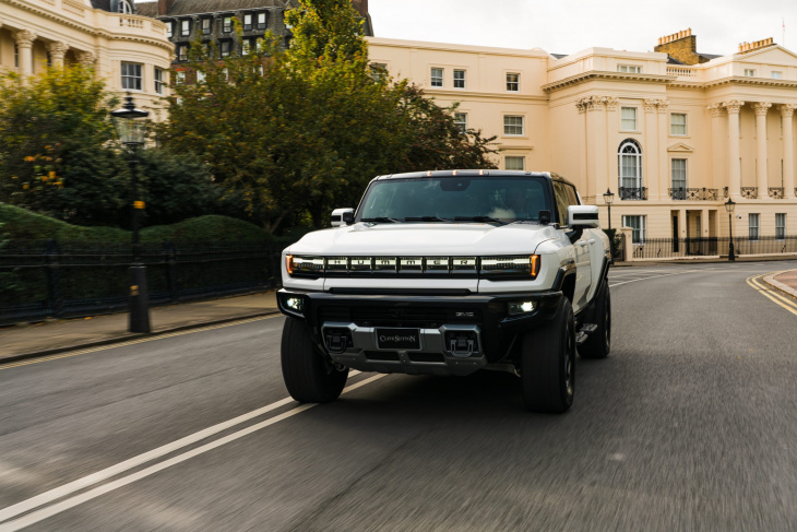 car dealer imports new electric hummer to the uk