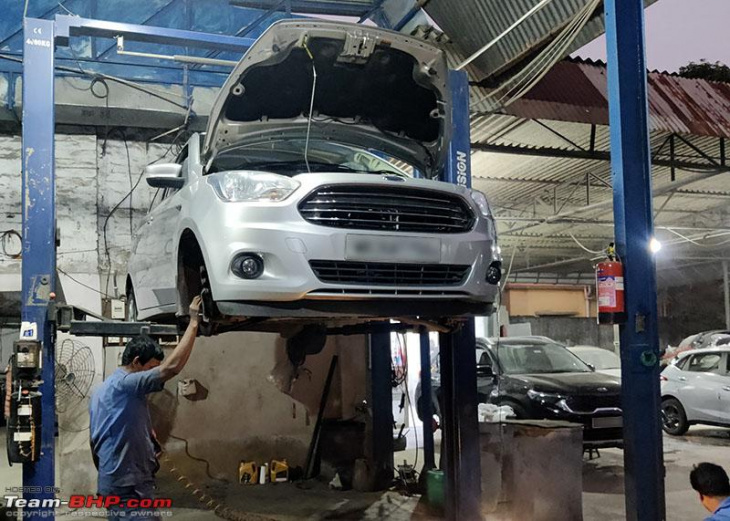 amazon, serviced my ford aspire at an independent garage: experience & costs