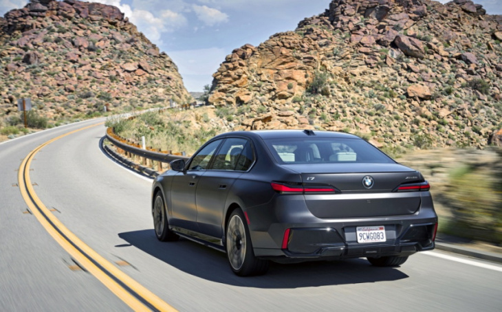 amazon, bmw i7 2023 review: tech-laden luxury in the electric age