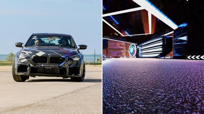 as if the m2 isn’t exciting enough, bmw wants you to actually drive it in a vr world too