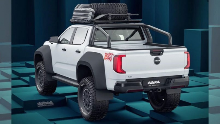2023 volkswagen amarok with beastly off-road upgrades rendered - watch out, ford ranger!