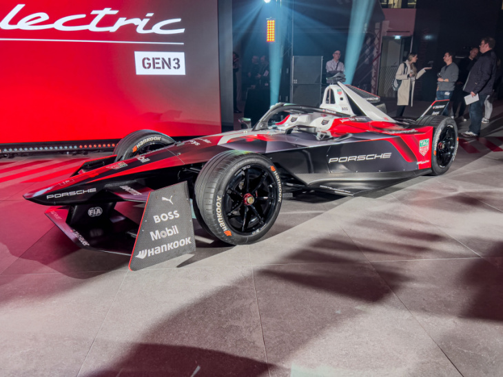 porsche unveils smaller, lighter, faster formula e race car, the 99x