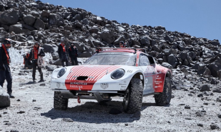porsche reaches new heights (literally) in off-road 911