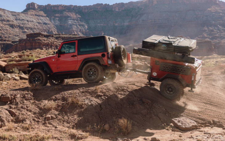 at last there’s a trailer that can follow your jeep wrangler anywhere
