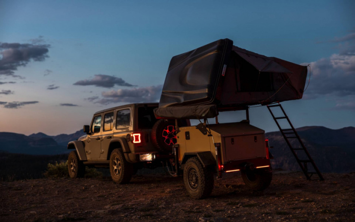 at last there’s a trailer that can follow your jeep wrangler anywhere