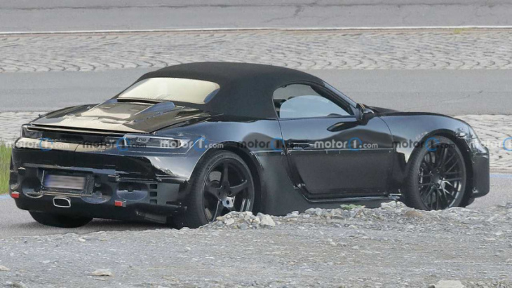 electric porsche 718 boxster prototype spied for the first time