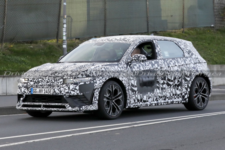 the hyundai ioniq 5 spotted in a hotted-up new n trim