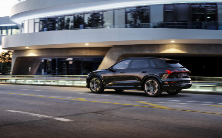 audi e-tron becomes the q8 e-tron with an extended range of up to 343 miles