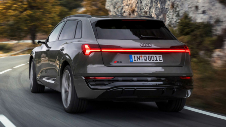 new audi q8 e-tron arrives as the brand’s reinvented flagship electric suv