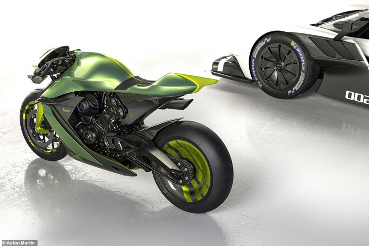 a bike for the new bond? aston martin reveals its amb 001 pro motorcycle - just 88 are being built and each will likely cost in excess of £100,000