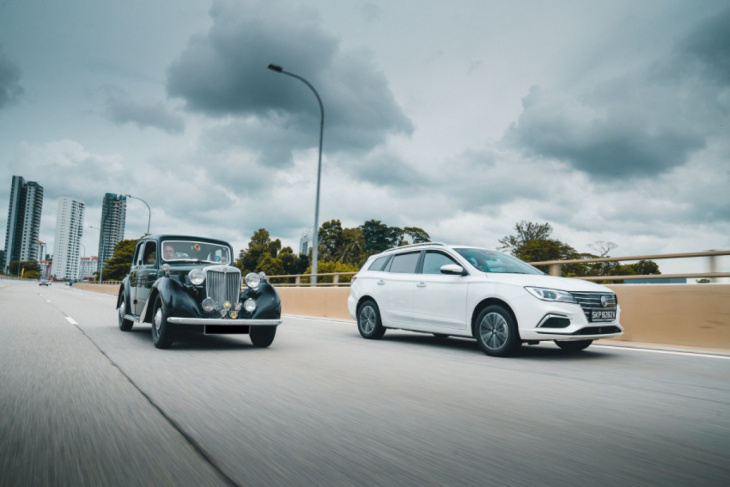 mg5 ev exclusive sw 61.1kwh & mg y 'a' drive feature review : morris dancing