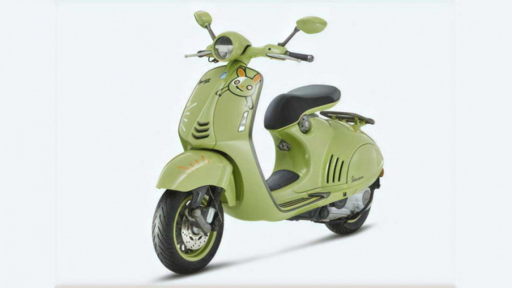 vespa goes green in style with 946 10° anniversario edition at eicma 2022
