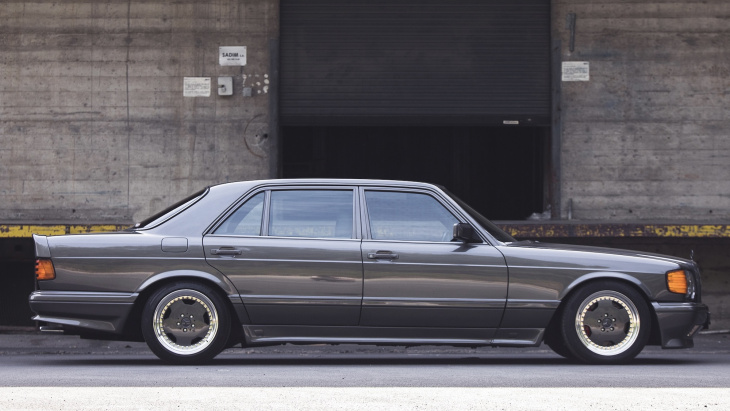 this mercedes 560 sel amg is absolutely brilliant and up for sale