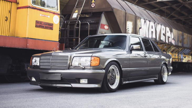 this mercedes 560 sel amg is absolutely brilliant and up for sale