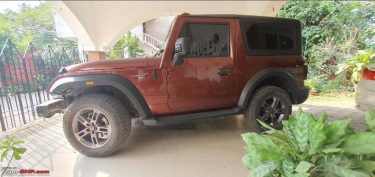 modified my mahindra thar hardtop: grille, lights, seats & more