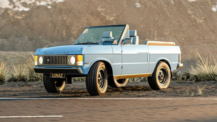 first-gen range rover convertible and lwb get ev conversion from lunaz