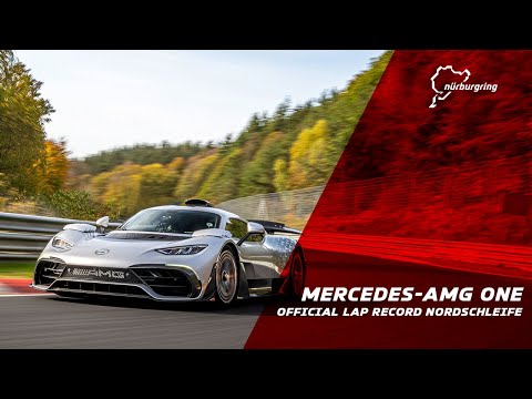 the mercedes-amg one just set an absurd nürburgring record