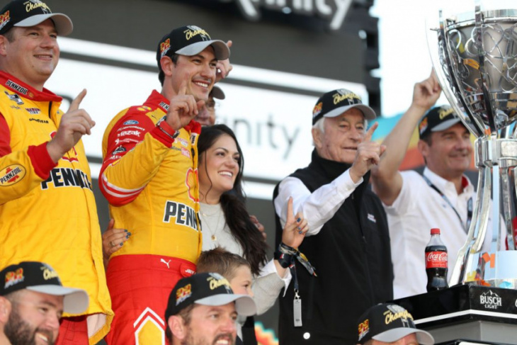 how joey logano's nascar cup championship was historic first for roger penske
