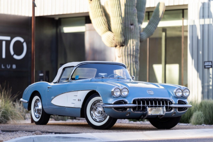 this 1959 corvette has been with the original owner’s family almost its entire life