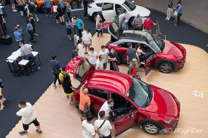 android, check out the mazda cx-3 1.5l core and other bauto vehicles at the malaysian motor expo 2022