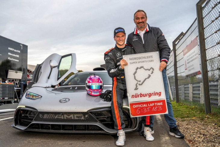 mercedes-amg one is now officially the king of nurburgring