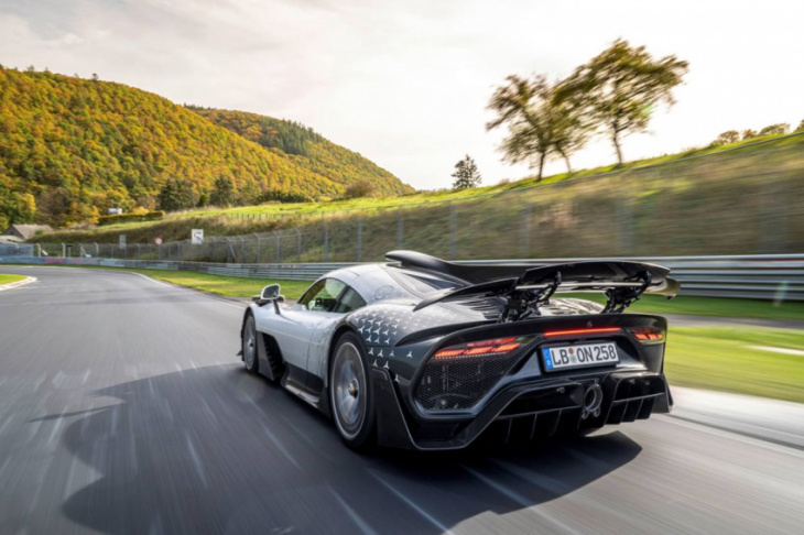 mercedes-amg one is now officially the king of nurburgring