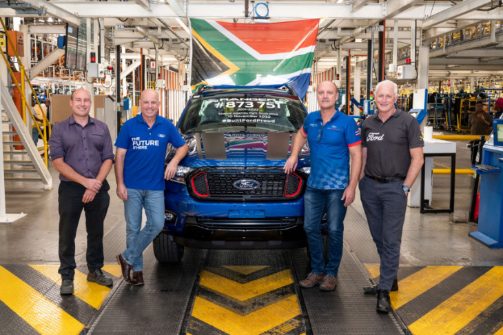 how many ford rangers have been built in south africa – 11 years later
