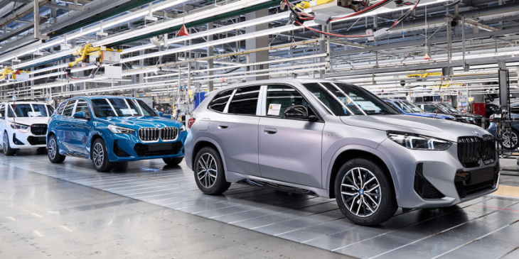 bmw kicks off production of the ix1 in germany