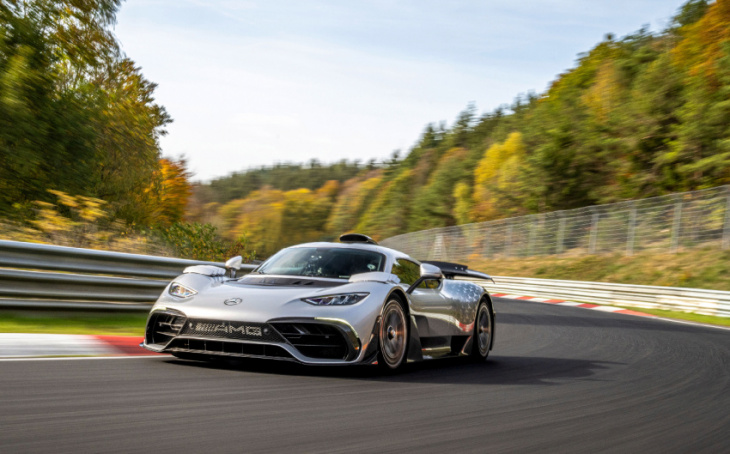 mercedes-amg one takes nürburgring production car lap record crown from porsche