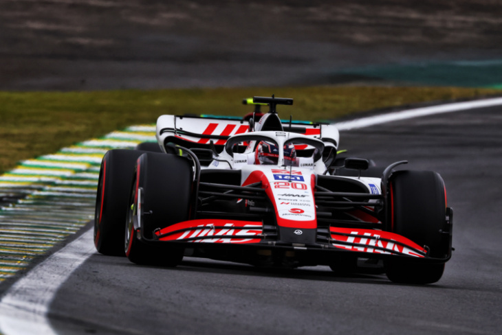 magnussen takes haas’ maiden f1 pole at interlagos