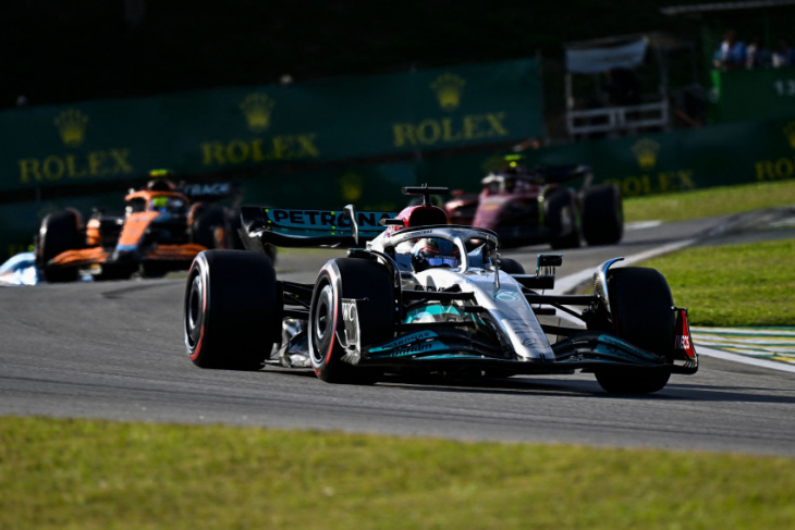 f1 brazilian grand prix sprint results: front row lockout for mercedes