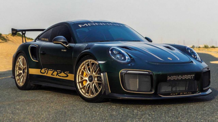 porsche 911 gt2 rs tuned to nearly 1,000 hp by manhart
