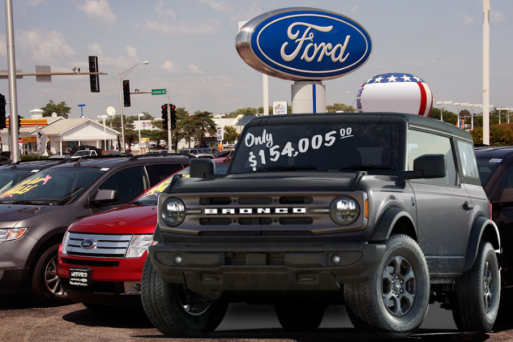 no, you shouldn’t buy this dealership’s marked up $154,005 ford bronco