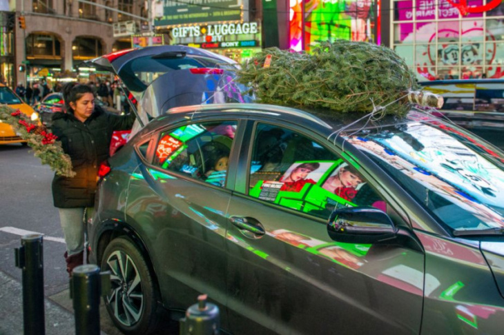 how to, how to bring a christmas tree home tied to your car, suv or truck