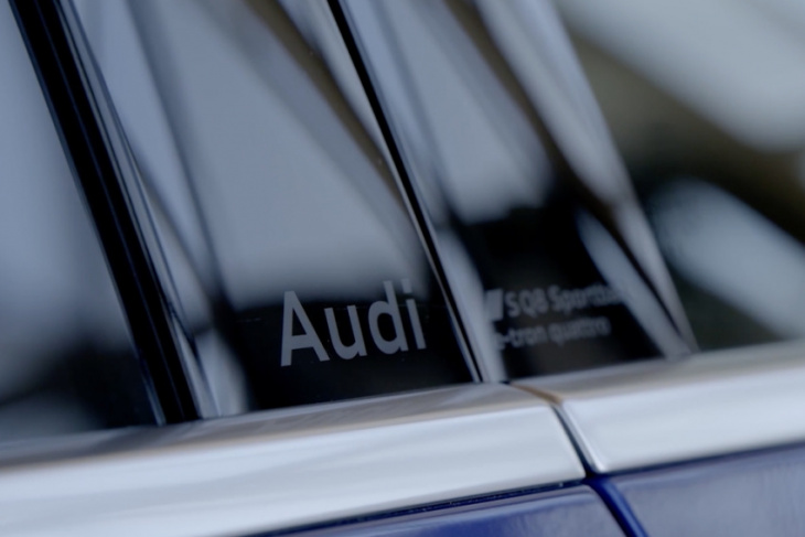 audi redesigned its iconic four-ring logo. can you tell?