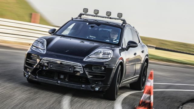 electric porsche macan will make 595 hp and 738 lb-ft of torque