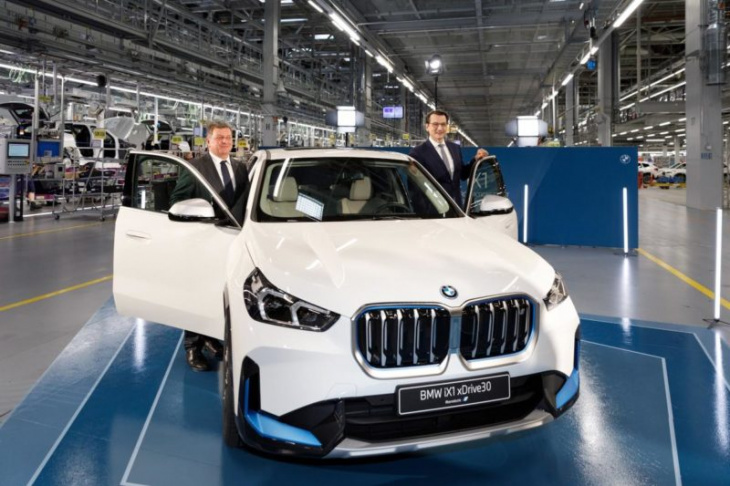bmw starts production on ix1, its entry level electric suv
