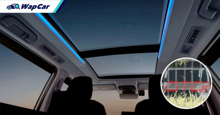 launching next monday, 2023 toyota innova zenix shows off its panoramic sunroof in teaser
