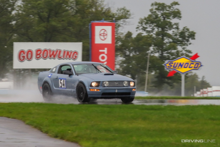aqua-tested part ii: wet and dry track driving in a nitto nt01-equipped ford mustang gt