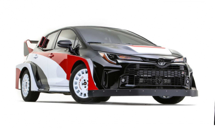 the widebody gr corolla rally concept takes the yaris wrc and turns it up to 11