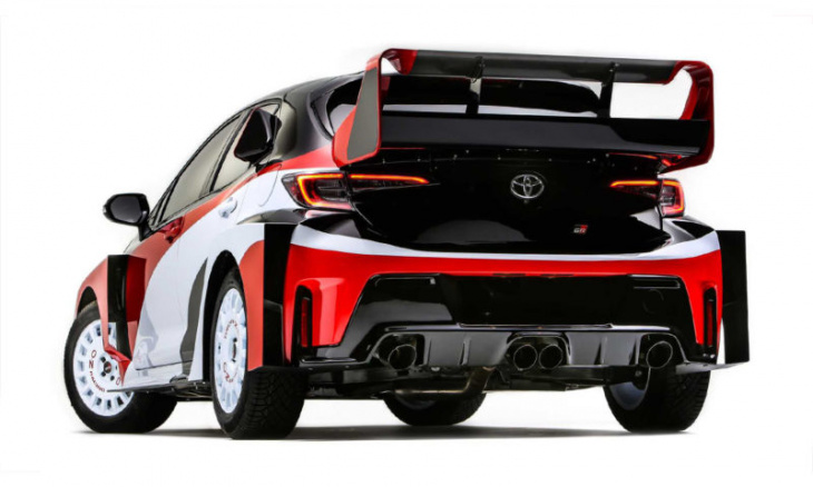 the widebody gr corolla rally concept takes the yaris wrc and turns it up to 11