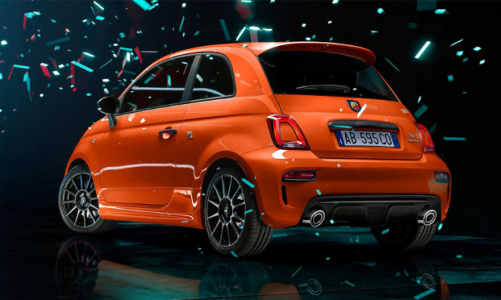 abarth 595 and 695 get a bright orange lick of paint for historic livery 