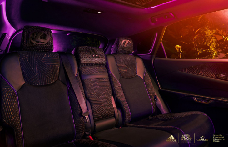 'black panther'-inspired lexus rx 500h designed by adidas s.e.e.d.