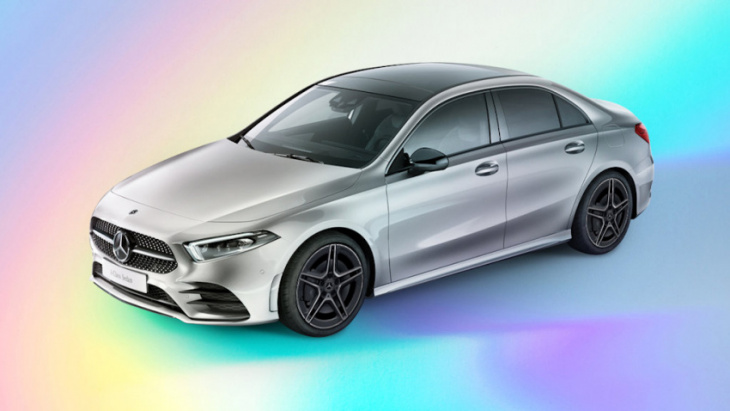 the a-class sedan is your entry point to mercedes-benz