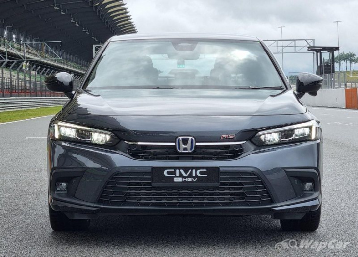 android, 2022 honda civic rs e:hev hybrid launched in malaysia; priced from rm 167k, 315 nm, key card