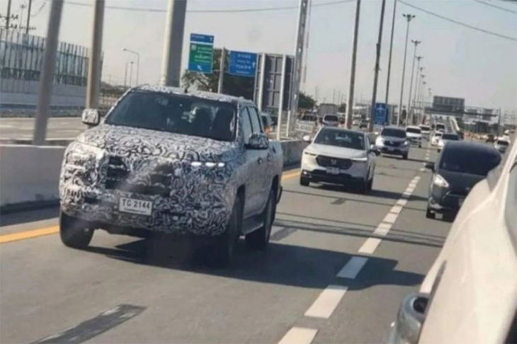 spied: all-new 2023 mitsubishi triton spotted in thailand - launching very soon?