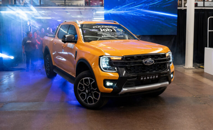 first next-gen ford ranger rolls off south african production line
